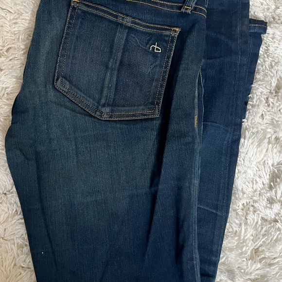 rag & bone Denim - rag & bone Women's Dark Blue Skinny Jeans